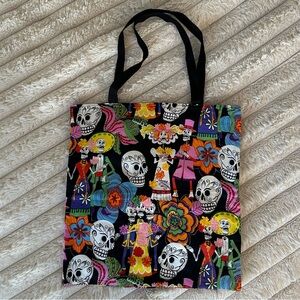 Colorful Day of the Dead Tote Bag Purse